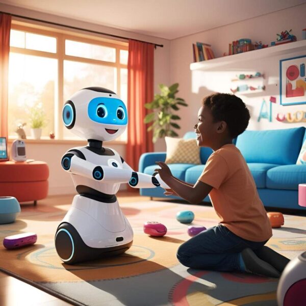 Friendly AI robot assistant